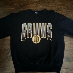 Vintage 90s Champions “Boston Bruins” Crewneck Sweater